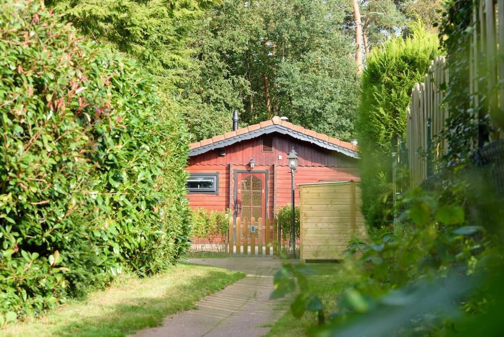 Spacious Wooden Cottage With Infra-Red Sauna At Veluwe بوتِنْ المظهر الخارجي الصورة
